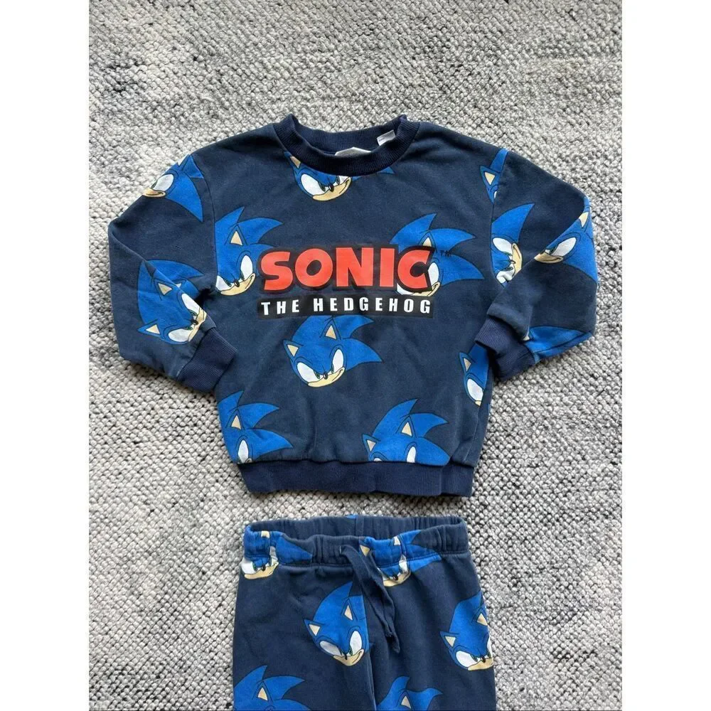 Sonic the Hedgehog x H&M 4T Sweatshirt and Sweatpants Set